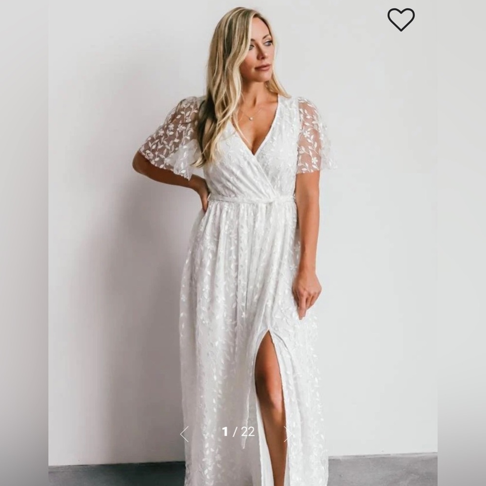 Embossed Maxi Dress